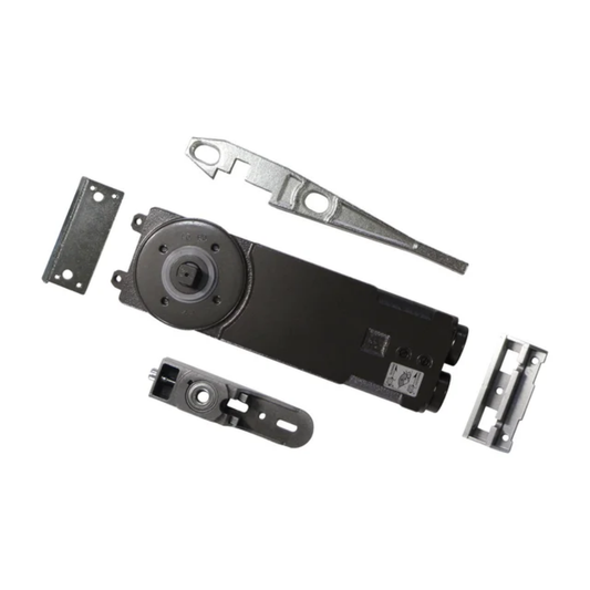 Heavy duty overhead COC transom closer