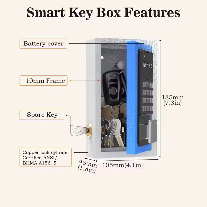 Smart cabinet and key storage box