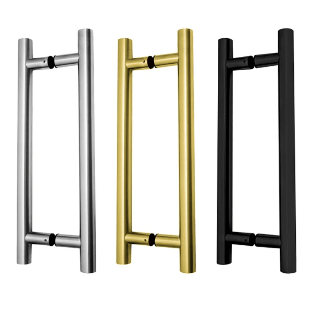 Round 32mm tube ladder pull handle set Entrance pull handleKP LOCKS