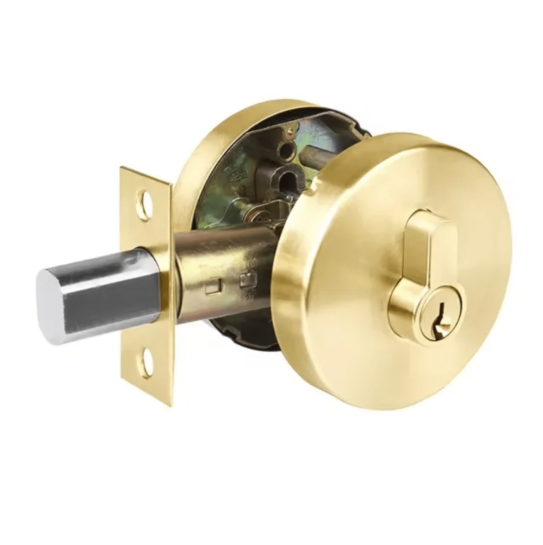 Round residential deadbolt KP LOCKS
