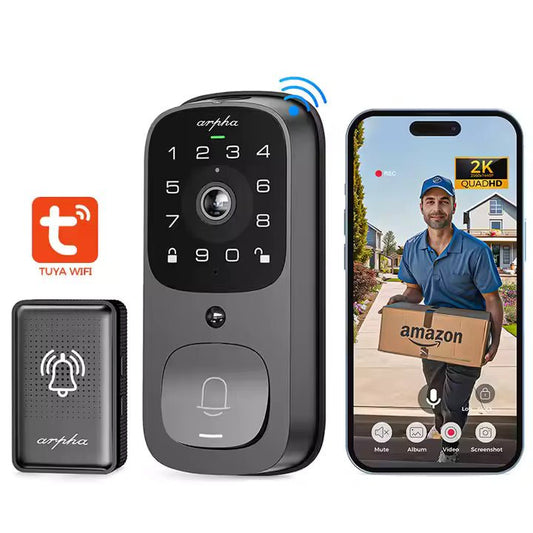 Smart deadbolt keyless access with door bell KP LOCKS