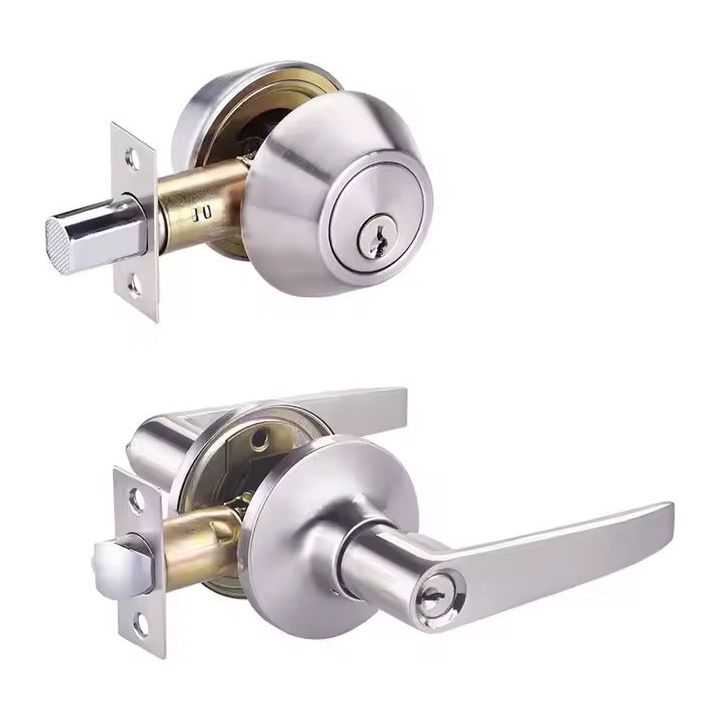 Standard residential lever and deadbolt combo lock set KP LOCKS